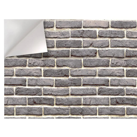 Entdecken Sie die Vielseitigkeit der Signorbit Faux Brick Adhesive Film: Einfach anzuwenden und vielfältig einsetzbar