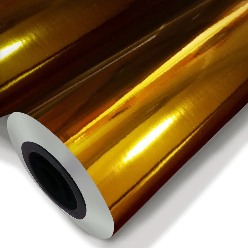 Eleganza Scintillante: Utilizzi e Lavorazione della Pellicola in PVC Adesivo Metallizzato Oro Lucido
