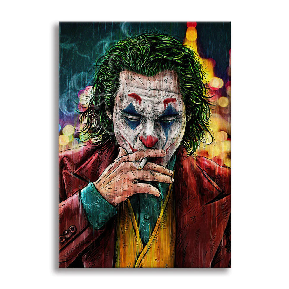 "Joker Canvas: L'Iconico Villain di Batman in una Tela Moderna"