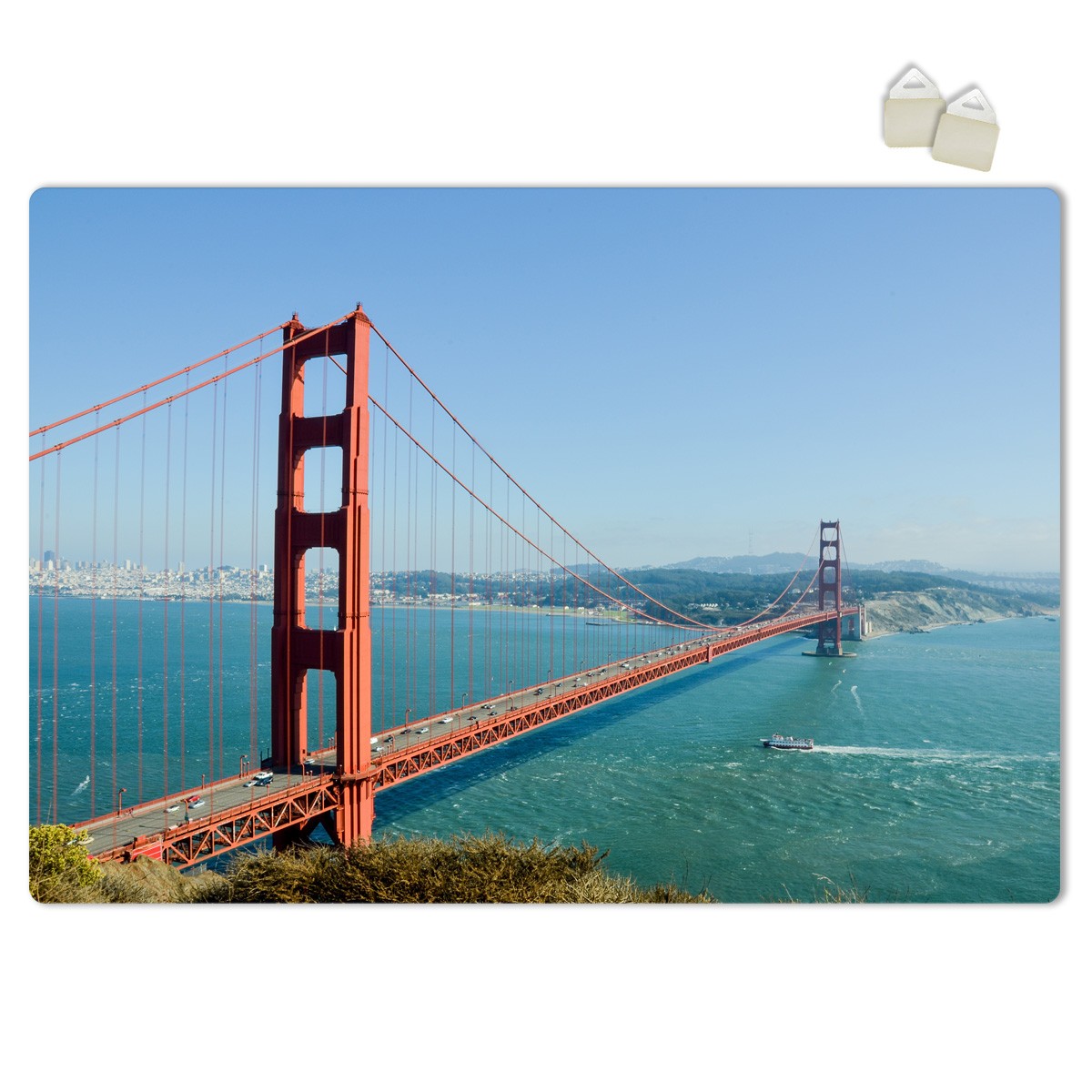 GOLDEN GATE BRIDGE - POSTER in PVC da 3mm - PlastiWood (14554869)