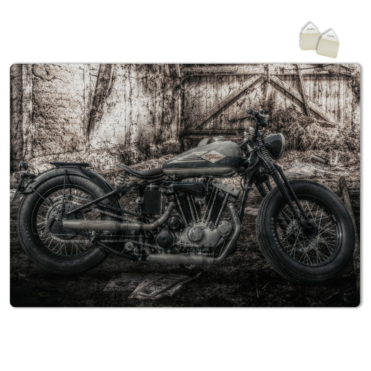 HARLEY RETRO - POSTER in PVC da 3mm - PlastiWood (14554980)