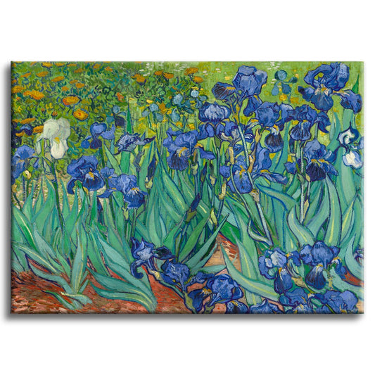 IRISES Van Gogh - Quadro con tela pittorica su telaio in legno - PlastiWood (14555214)