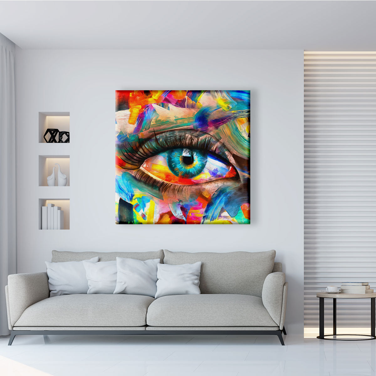 Mystic -  Quadro Canvas Contemporaneo su telaio in legno - PlastiWood (16375725)