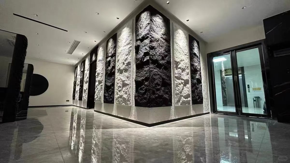 Pannello Decorativo Snow Rockstone in Poliuretano - Effetto Roccia 3D - 120x60x3 cm