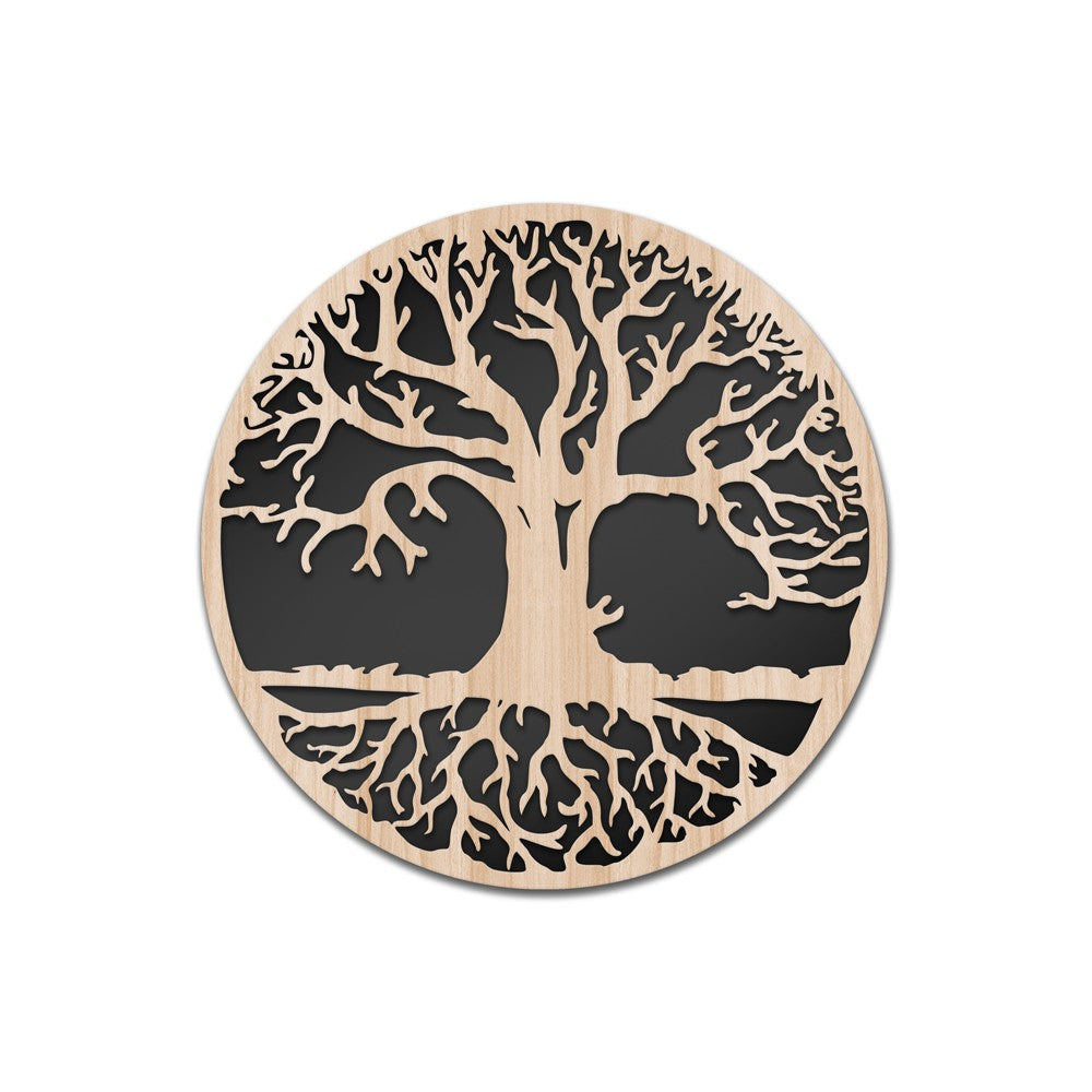 ALBERO DELLA VITA - Quadro arredo LASERCUT composito Legno e PVC - PlastiWood (14552217)