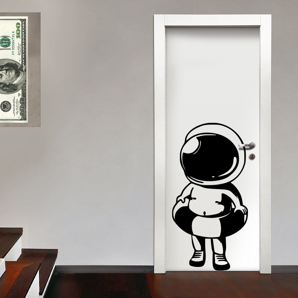 BABY ASTRONAUTA - Adesivo murale wall sticker in vinile 55x108 cm - PlastiWood (14552579)