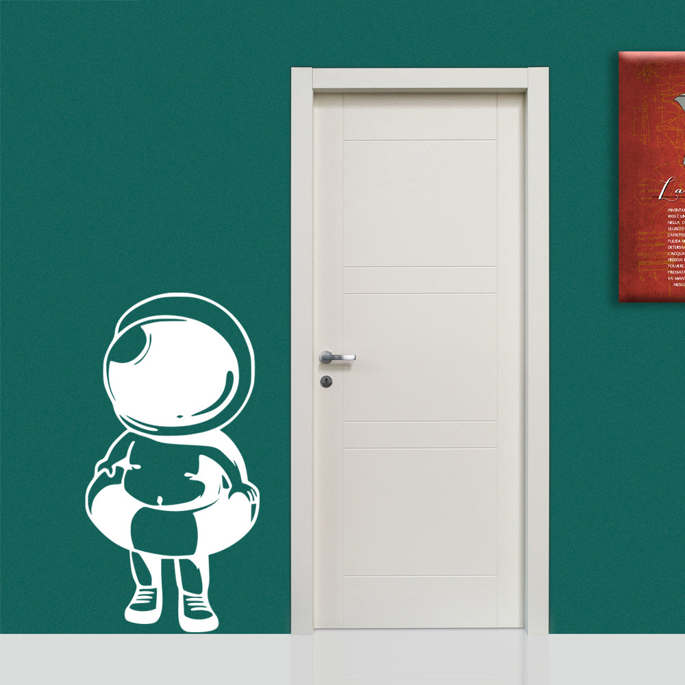 BABY ASTRONAUTA - Adesivo murale wall sticker in vinile 55x108 cm - PlastiWood (14552581)