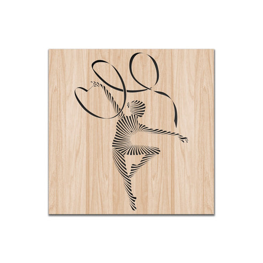 BALLERINA - Quadro arredo LASERCUT composito Legno e PVC - PlastiWood (14552610)