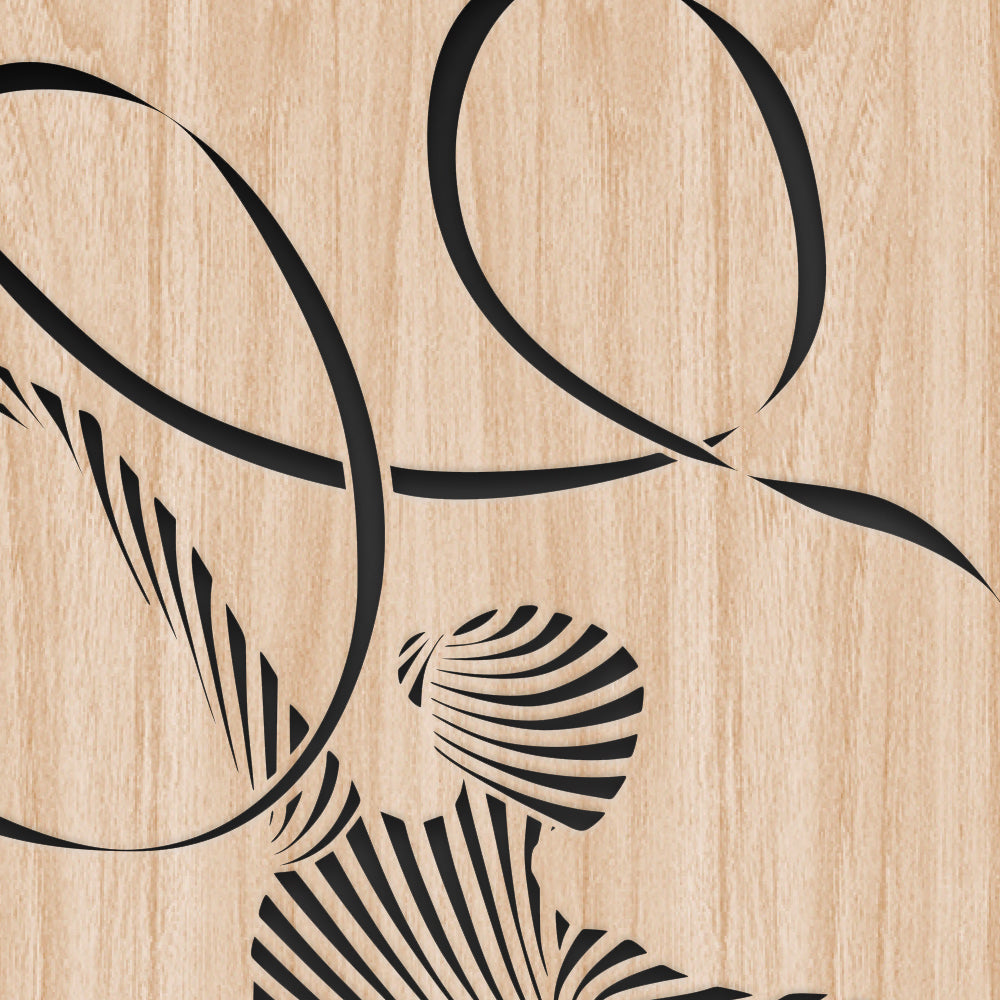 BALLERINA - Quadro arredo LASERCUT composito Legno e PVC - PlastiWood (14552613)