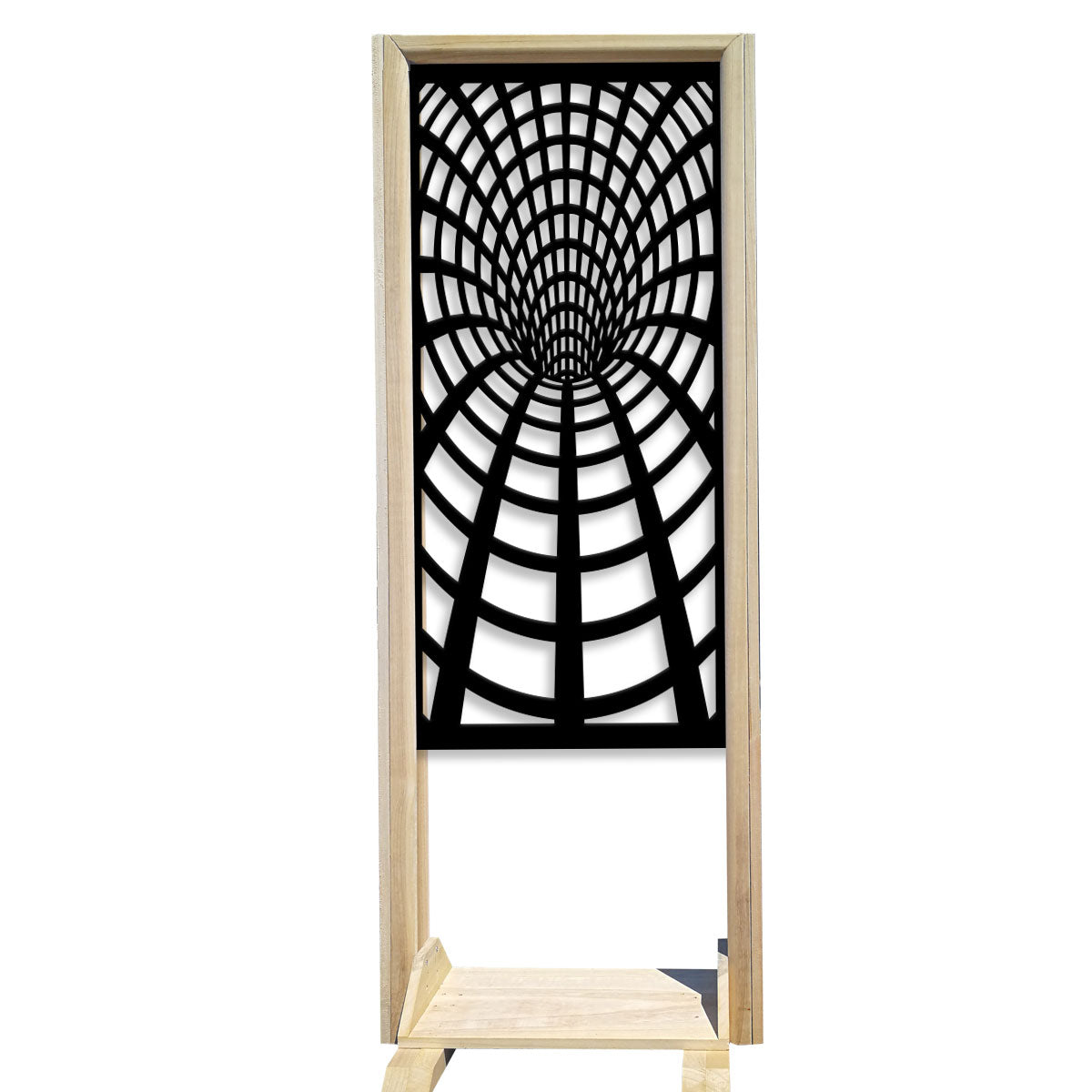 BLACK HOLE - Separè - Paravento modulabile - 70x190cm - in Legno e PVC - PlastiWood (14552878)