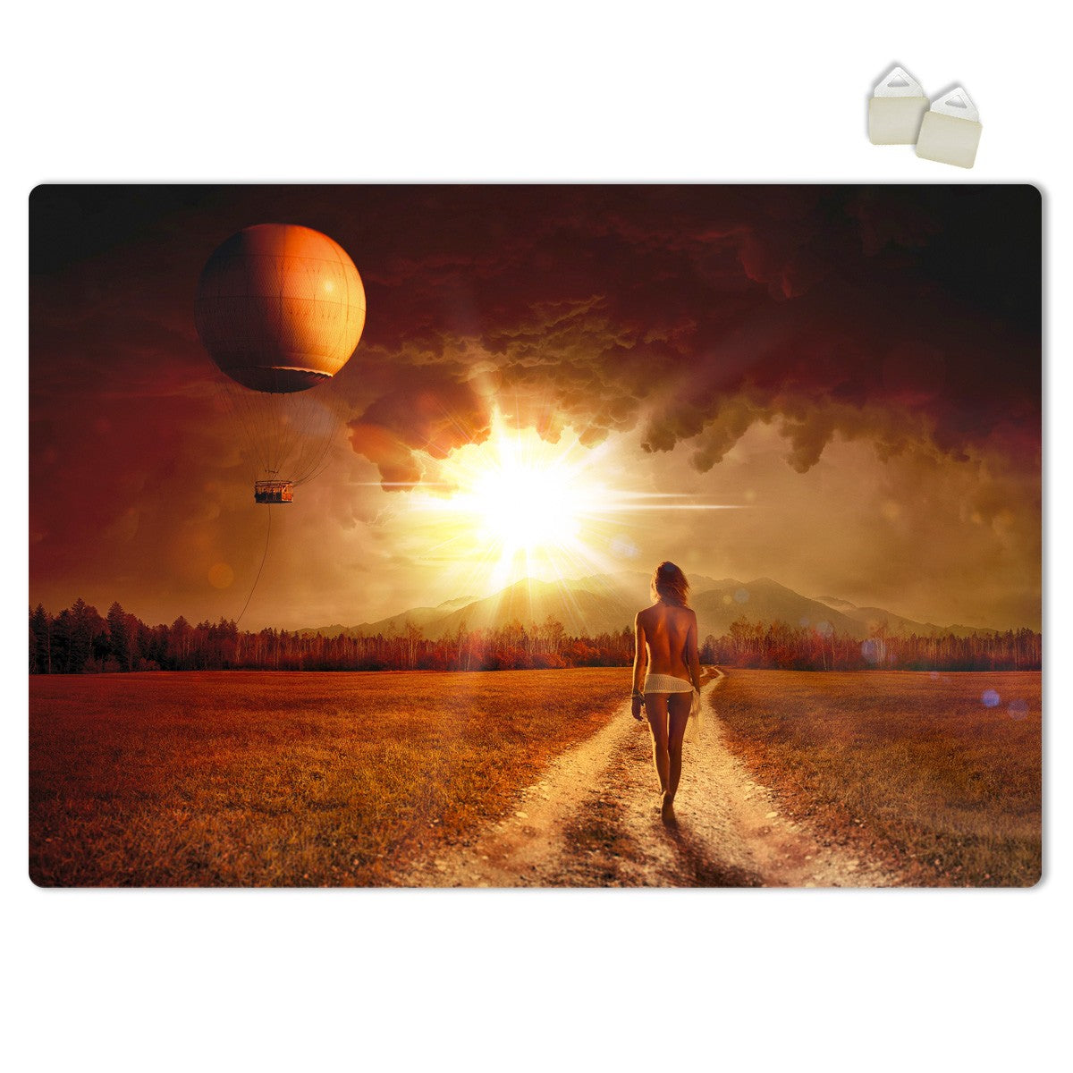 CAMMINANDO VERSO IL SOLE - POSTER in PVC da 3mm - PlastiWood (14553151)