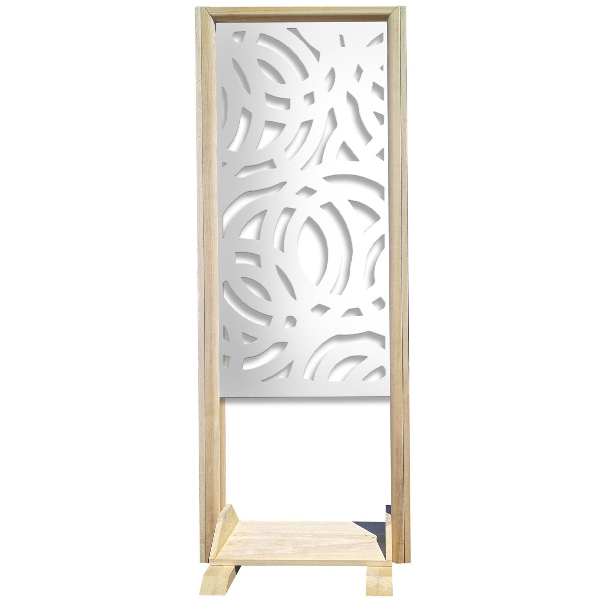 CERCHI LARGE - Separè - Paravento modulabile - 70x190cm - in Legno e PVC - PlastiWood (14553291)