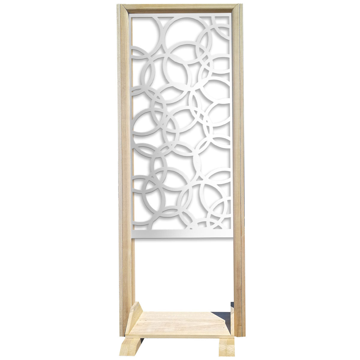 CERCHI SMALL - Separè  - Paravento modulabile - 70x190cm - in Legno e PVC - PlastiWood (14553315)