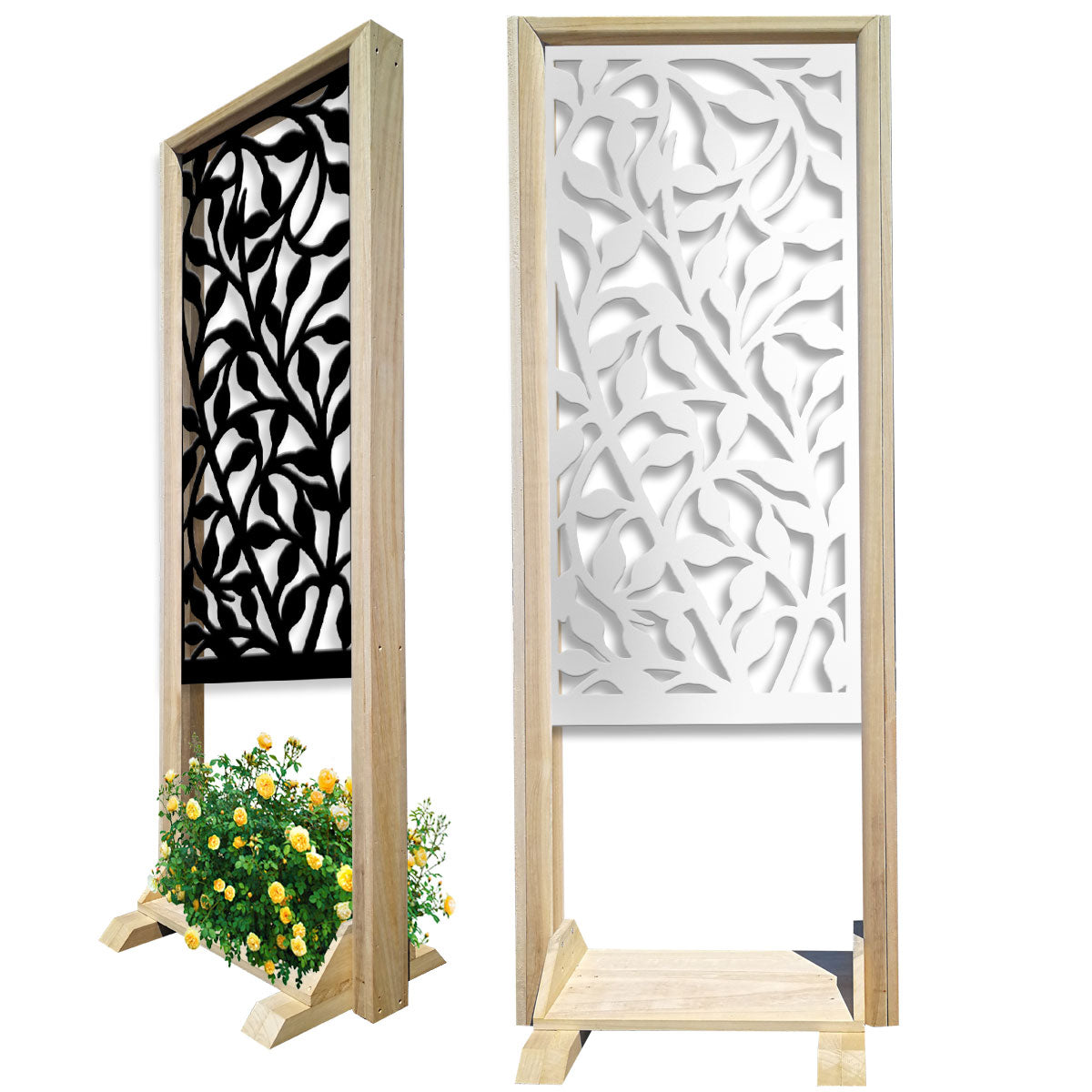 CESPUGLIO - Separè - Paravento modulabile - 70x190cm - in Legno e PVC - PlastiWood (14553343)