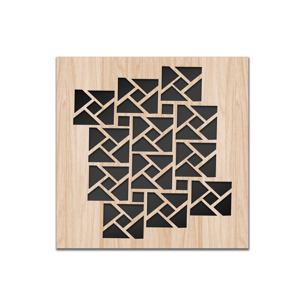 CUBI - Quadro arredo LASERCUT composito Legno e PVC - PlastiWood (14553779)