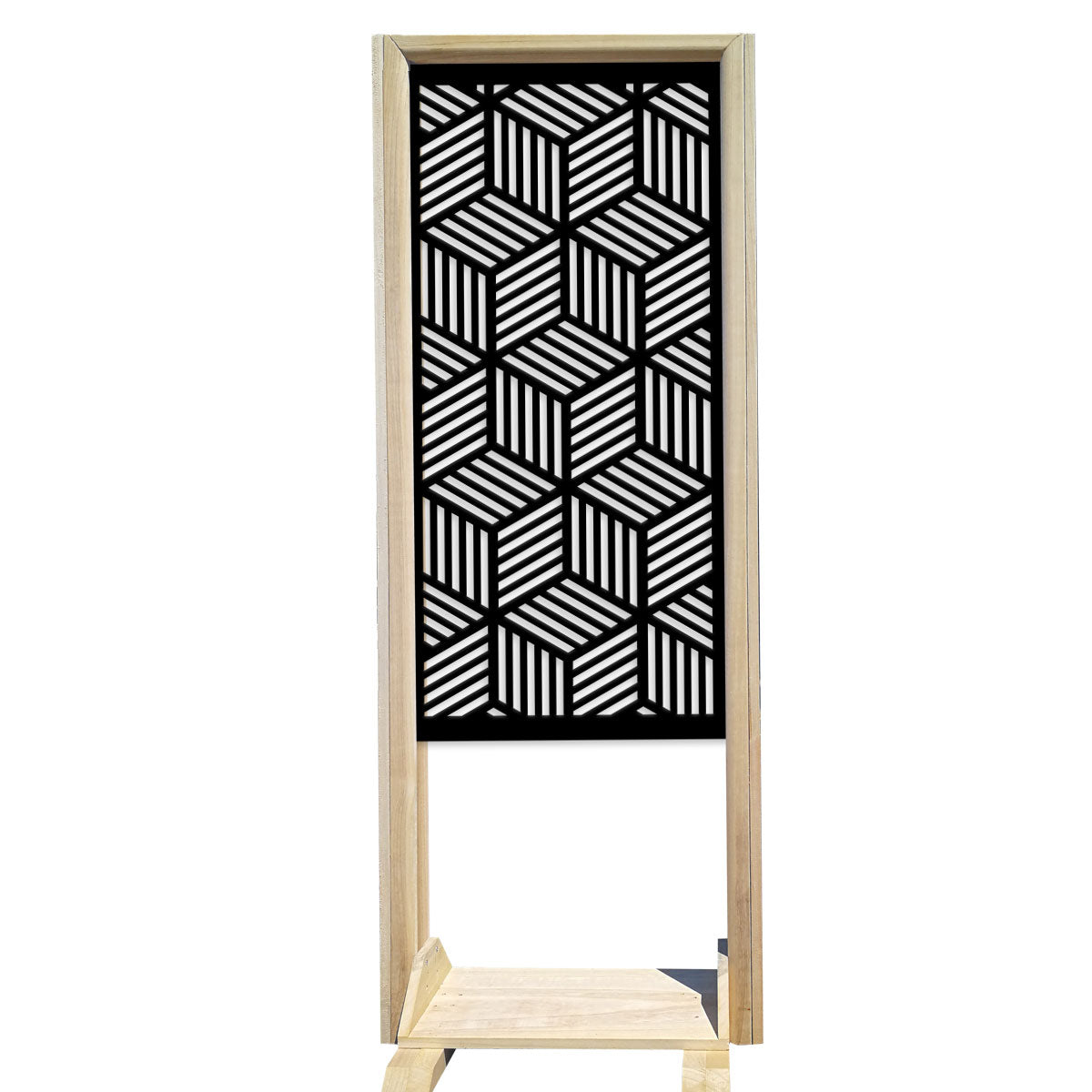 CUBIC - Separè¨ - Paravento modulabile - 70x190cm - in Legno e PVC - PlastiWood (14553815)