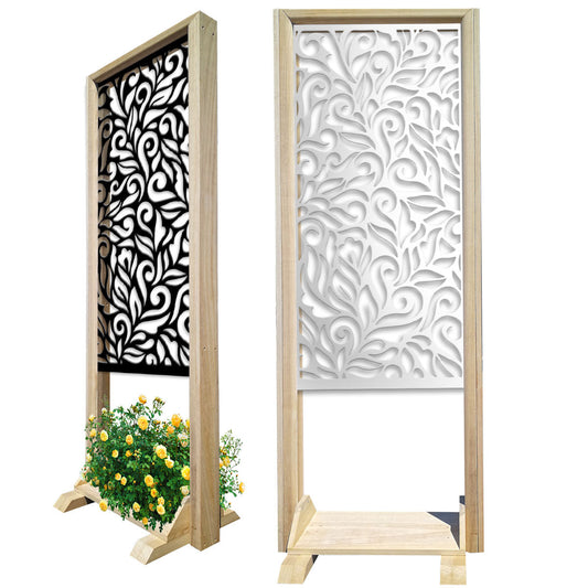 DECOR - Separè  - Paravento modulabile - 70x190cm - in Legno e PVC - PlastiWood (14554000)