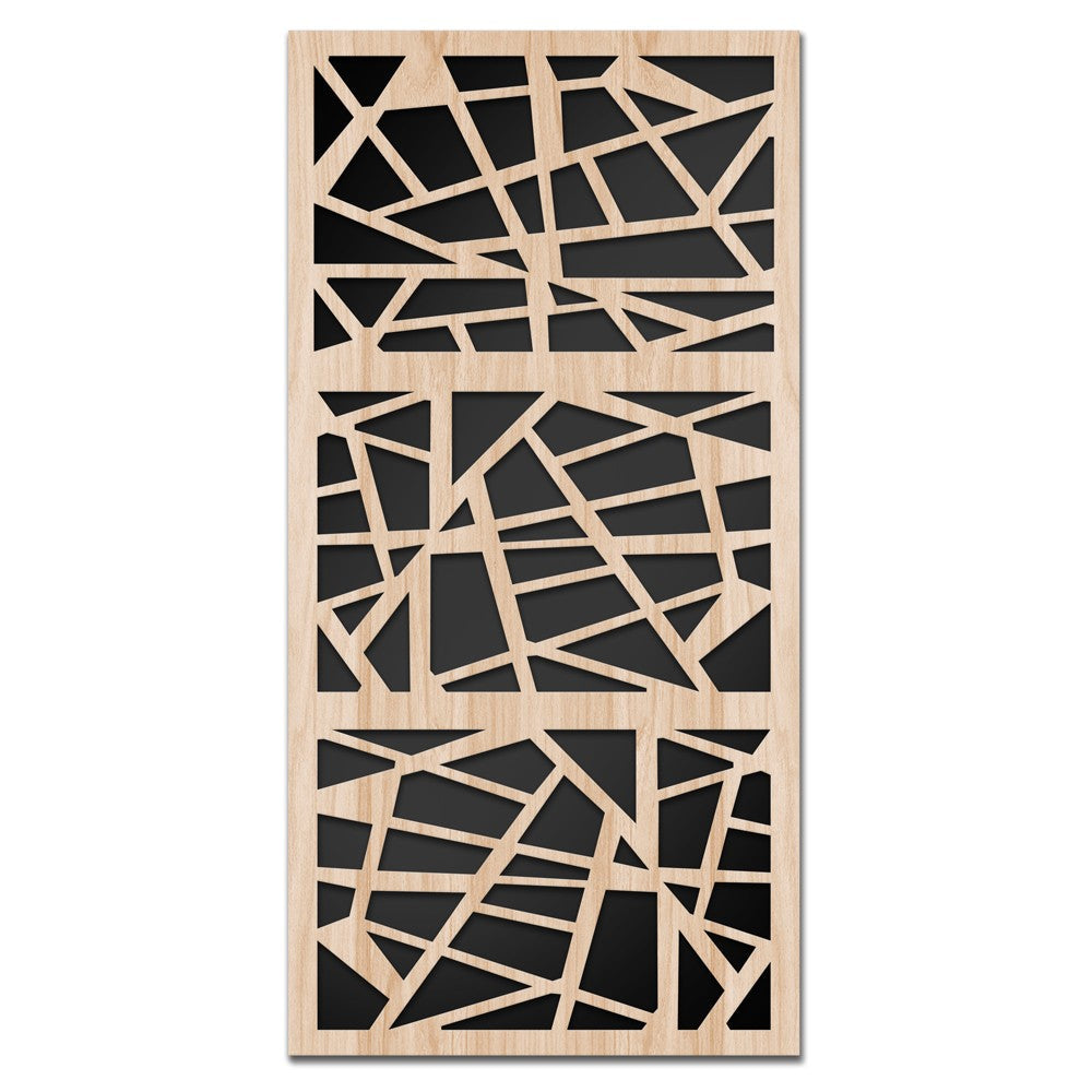 DIAGONAL - Quadro arredo LASERCUT composito Legno e PVC - PlastiWood (14554019)