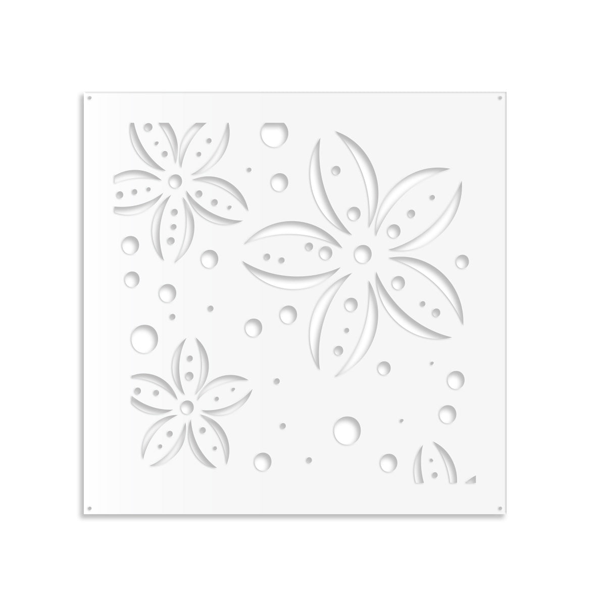 FLOWERS - Pannello in PVC traforato - Parasole - PlastiWood (14554595)