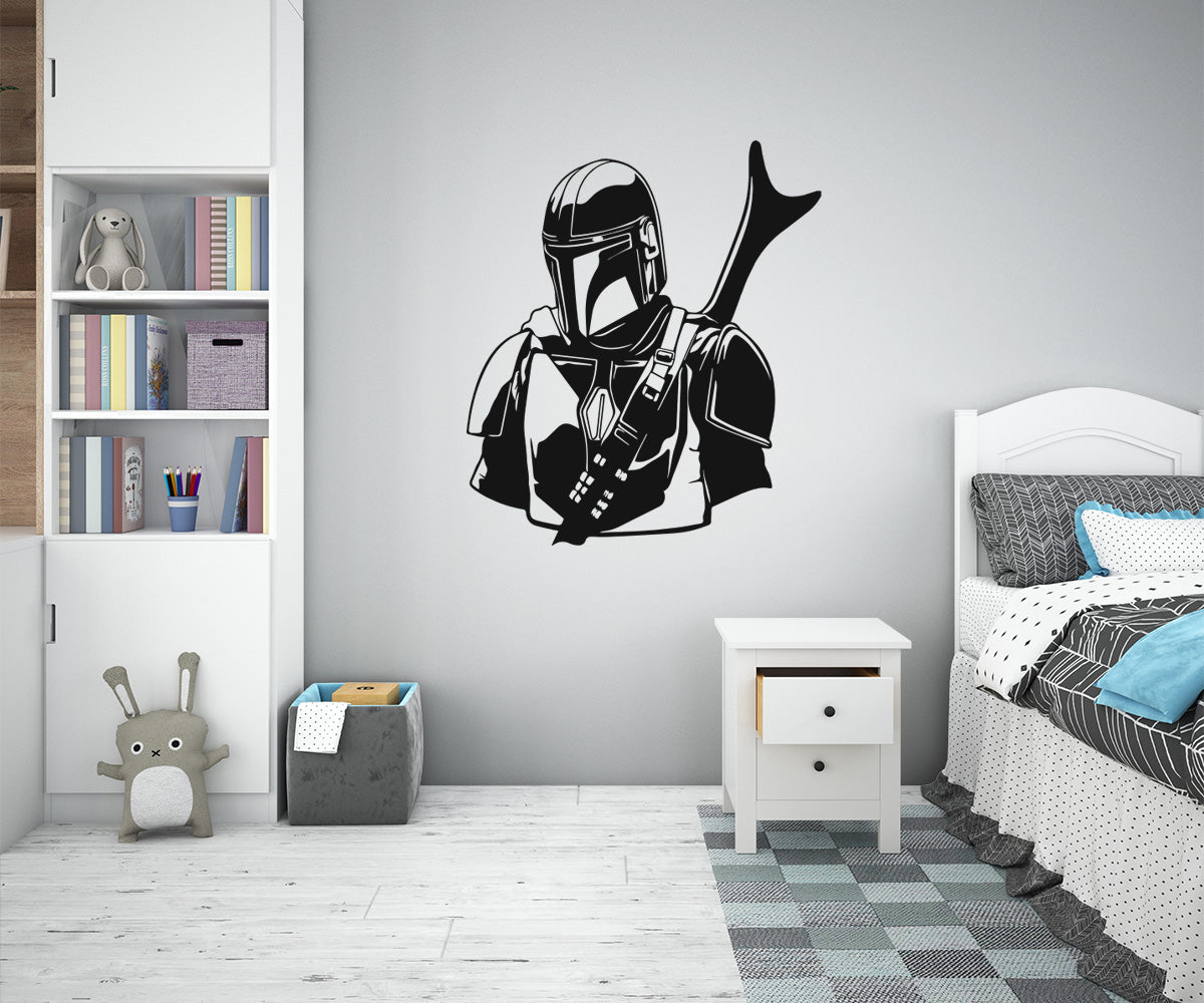 GUERRE STELLARI - Adesivo murale wall sticker in vinile 55x65 cm - PlastiWood (14554909)