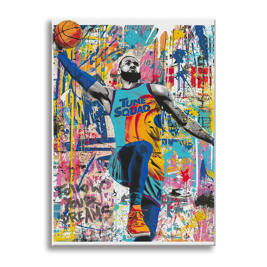 LeBron -  Quadro Canvas Contemporaneo su telaio in legno - PlastiWood (14555585)