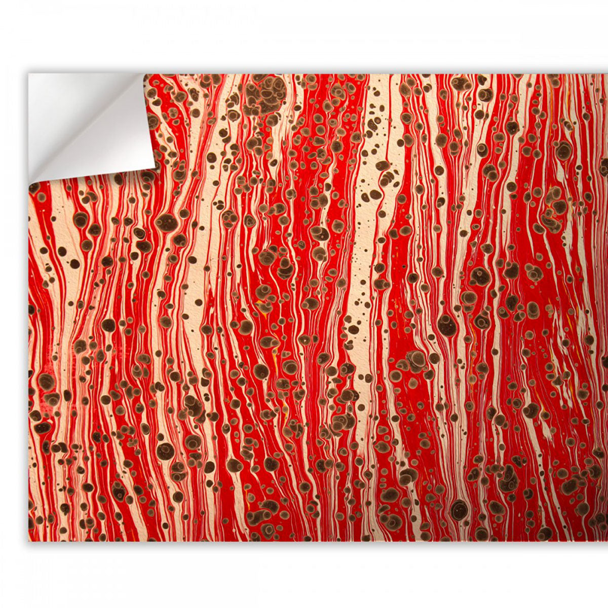 MARBLED PAPER - RED - Pellicola adesiva in PVC finitura opaca - PlastiWood (14555852)