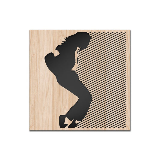 MOON WALK - Quadro arredo LASERCUT composito Legno e PVC - PlastiWood (14556126)