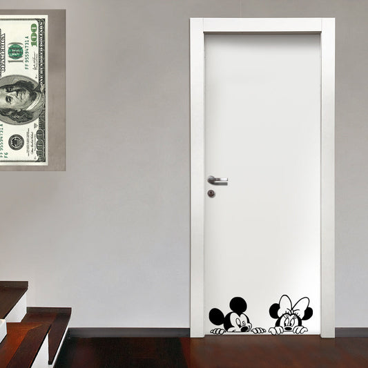 MOUSE - Adesivo murale wall sticker in vinile 70x30cm - PlastiWood (14556157)