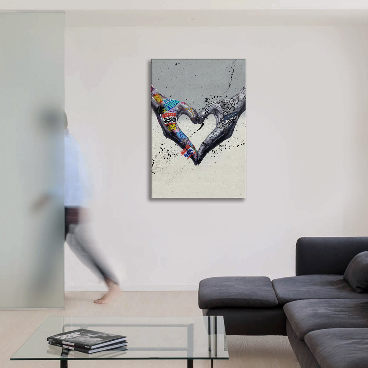 MyHeart4You -  Quadro Canvas Contemporaneo su telaio in legno - PlastiWood (14556174)