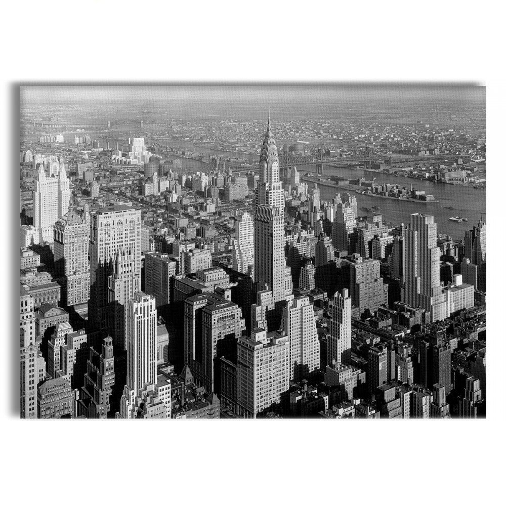 NewYork retrò - Quadro Canvas su telaio in legno - PlastiWood (14556239)