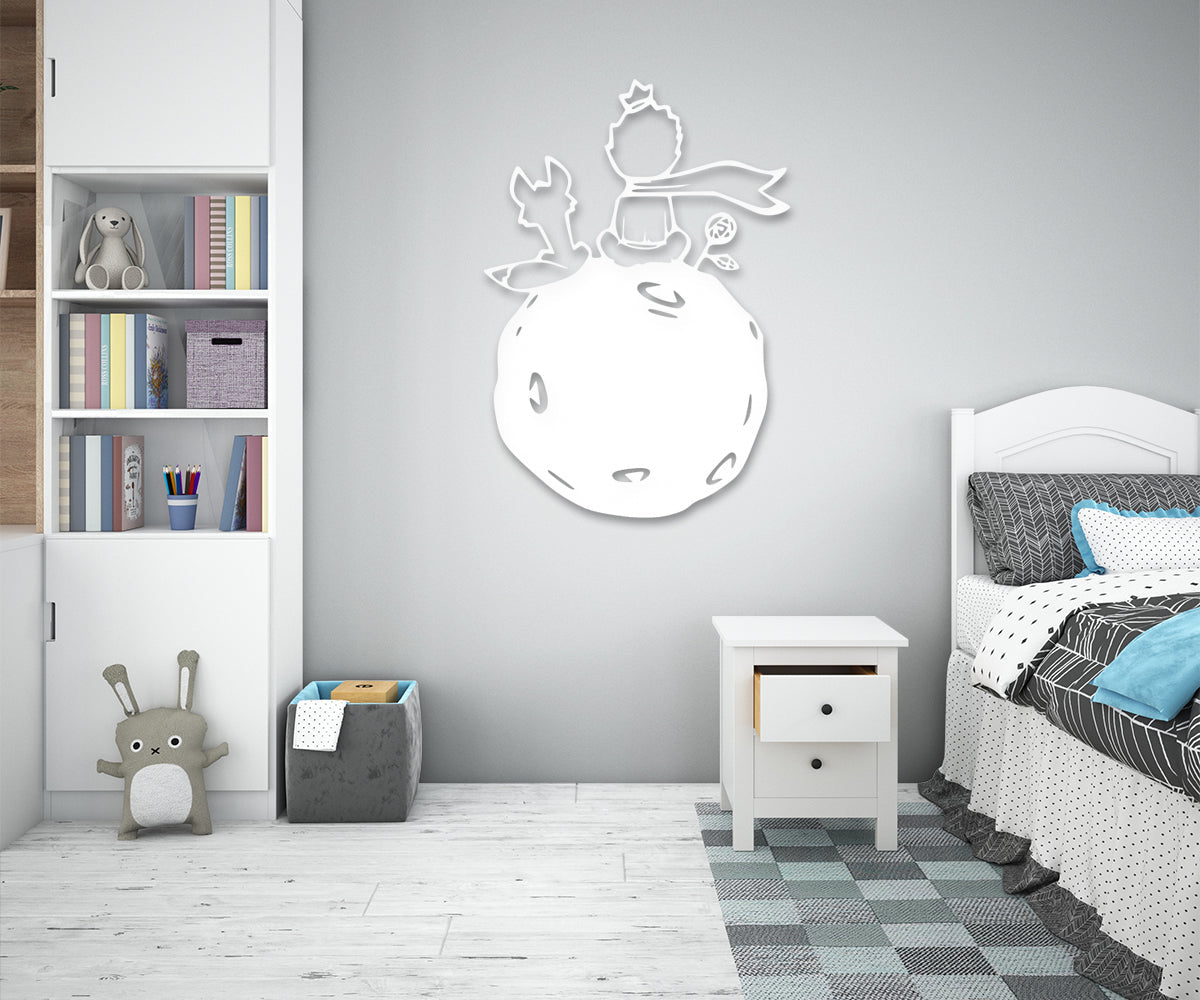 PICCOLO PRINCIPE - Adesivo murale wall sticker in vinile 55x90 cm - PlastiWood (14556608)