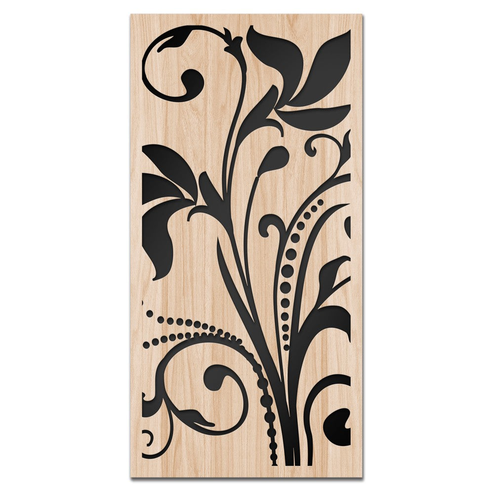 PLANTAE - Quadro arredo LASERCUT composito Legno e PVC - PlastiWood (14556726)