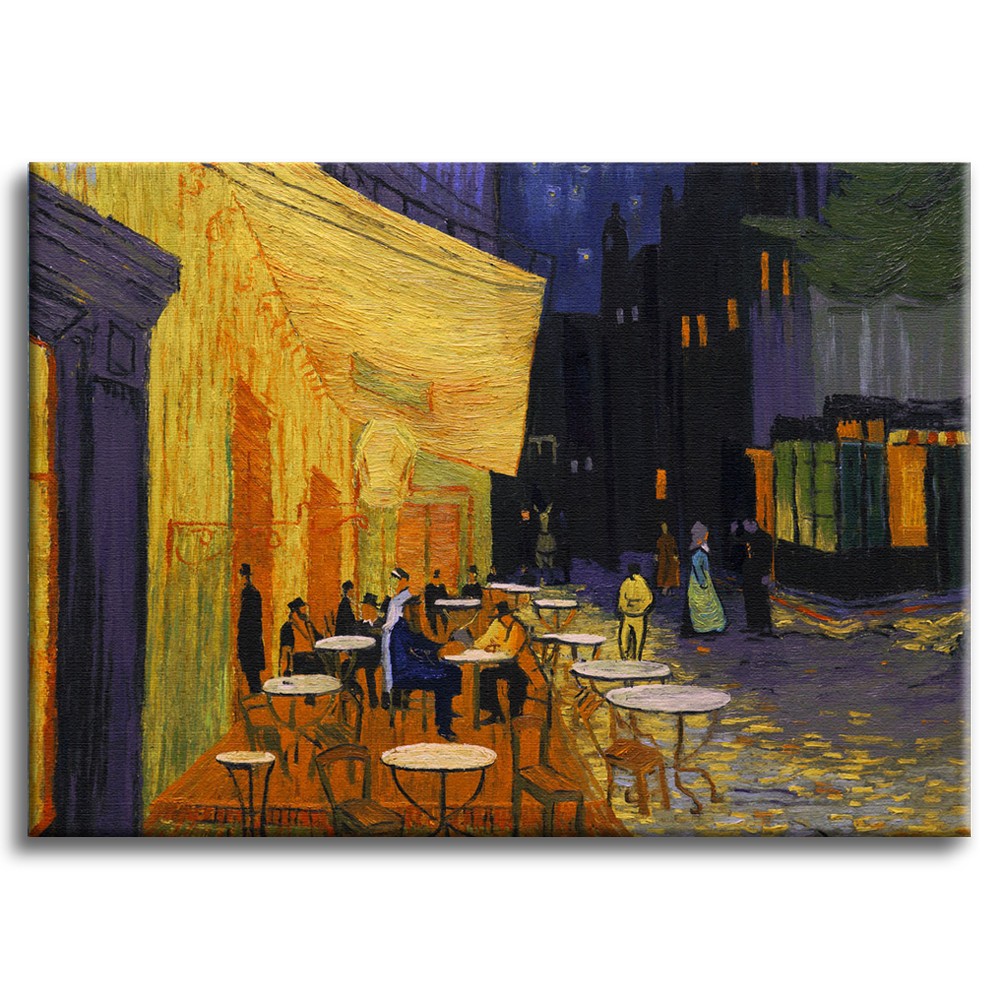 Quadro Canvas su telaio in legno Night Cafee - Van Gogh - PlastiWood (14557017)