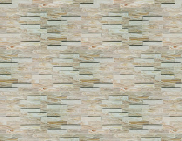 ROVERE SBIANCATO - Pannello parete in PVC finto legno effetto 3D copri muffa 98x48cm 2 Pz 1Mq - PlastiWood (14557479)