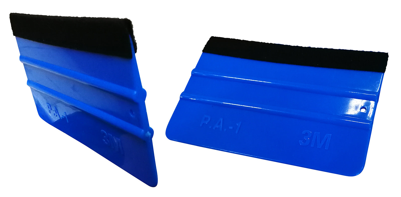 Spatola per applicazione pellicole 3M - P.A.1 blu morbida - 13x8cm - PlastiWood (14557800)