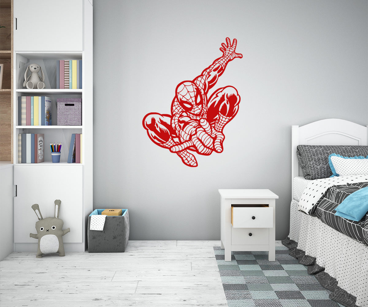 SPIDERMAN - Adesivo murale wall sticker in vinile 70x90 cm - PlastiWood (14557876)