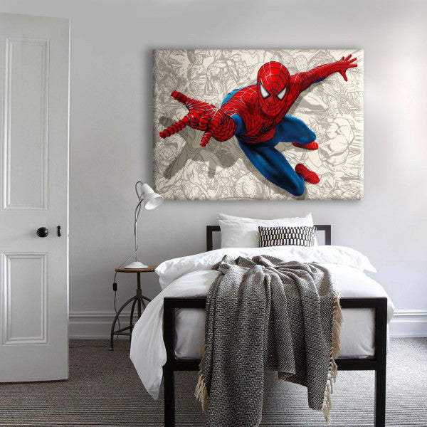 SPIDERMAN - Fumetto - Quadro Canvas su telaio in legno - PlastiWood (14557881)