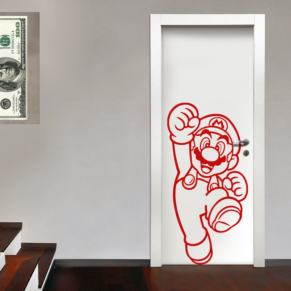 SUPERMARIO - Adesivo murale wall sticker in vinile 55x110 cm - PlastiWood (14558138)