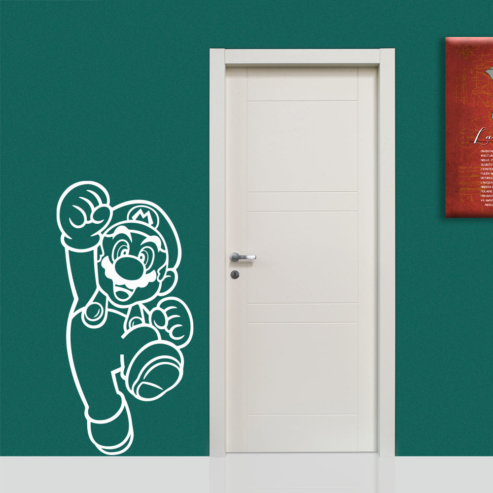 SUPERMARIO - Adesivo murale wall sticker in vinile 55x110 cm - PlastiWood (14558139)