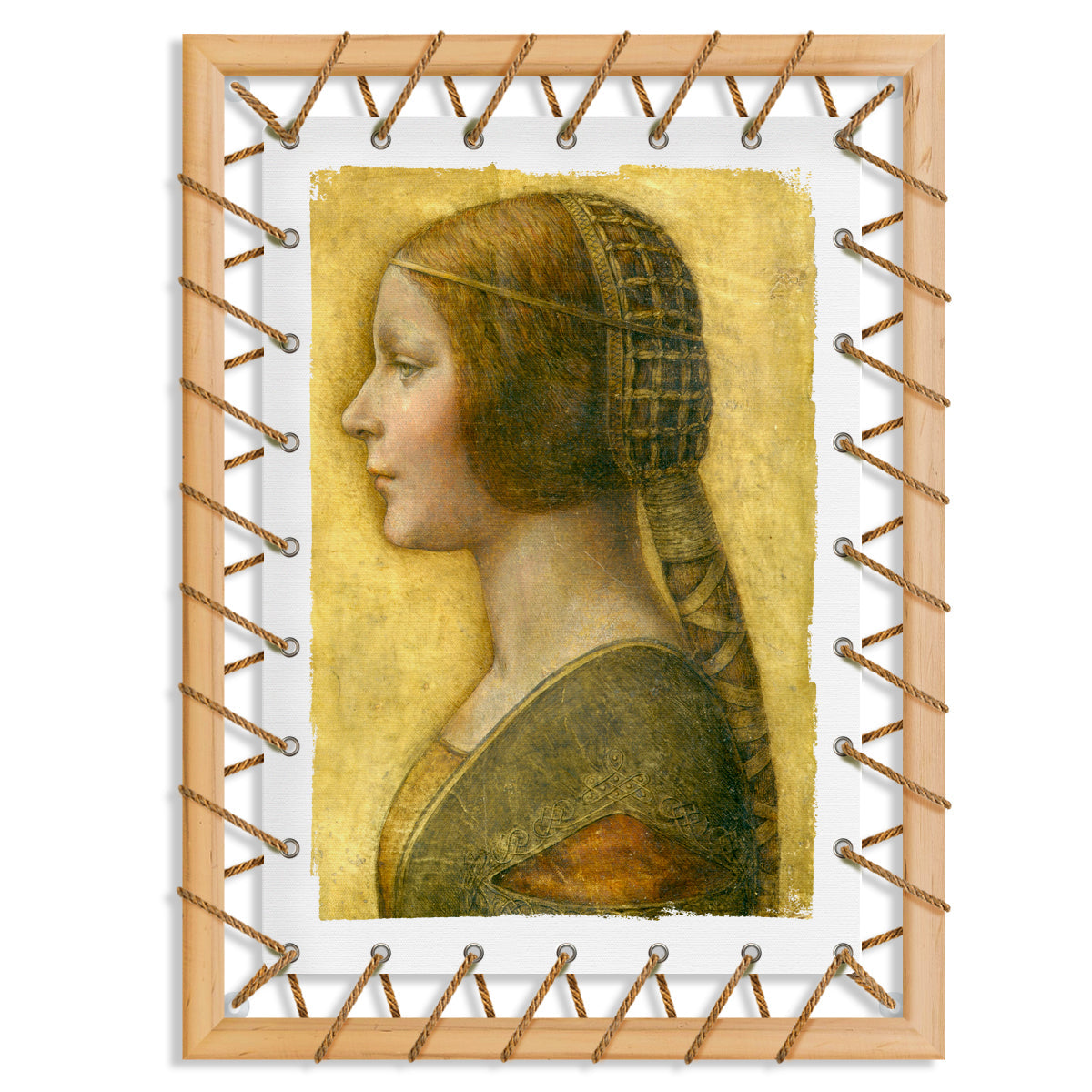 Tensotela 70x95 cm - Leonardo da Vinci Style - PlastiWood (14558264)